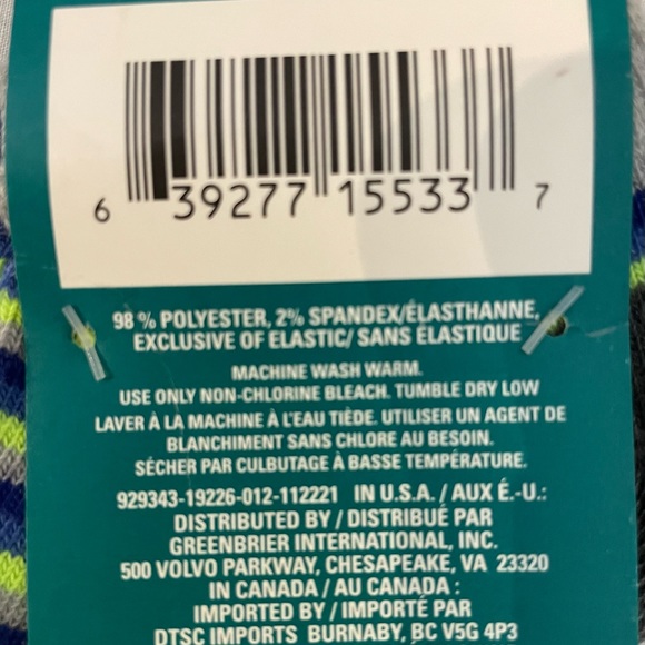 3 pair pack of Juncture Assorted ,Darker Color Socks Size:Boys 1-7 Shoe size - Picture 4 of 4